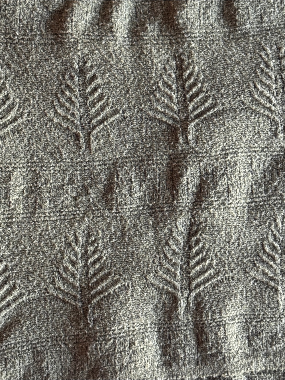 Pottery Barn Arden Tree Knit Blanket Loden Green 88”x96” - Picture 3 of 6